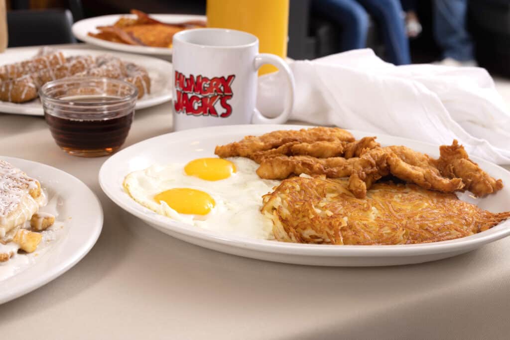 Find coffee, eggs, hashbrowns and all your favorite restaurant flavors at Hungry Jacks in Crosby, Texas