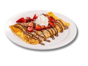 Strawberry Banana Nutella Crepes